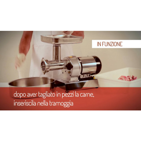 TRE SPADE TC-32 Inox 2HP mlin za meso, do 320 kg/uro