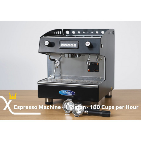 MAXIMA Espresso kavni aparat - 1 ročica - 180 skodelic/uro