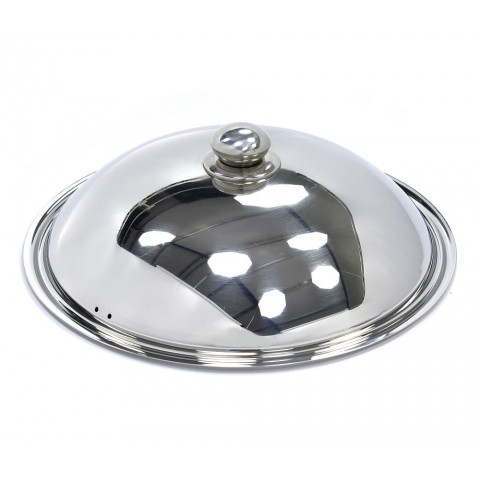 MAXIMA Inox pokrov za indukcijsko wok ponev 36cm