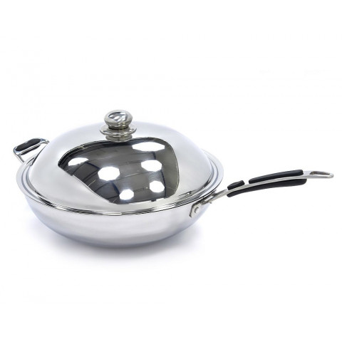 MAXIMA Inox pokrov za indukcijsko wok ponev 36cm