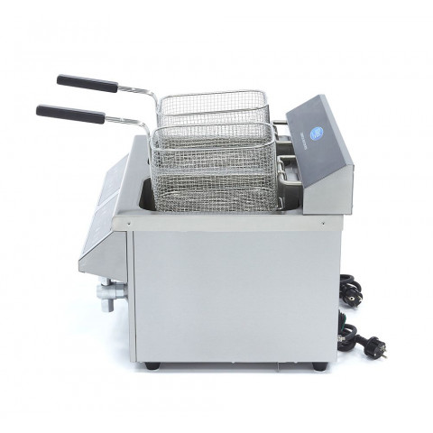 MAXIMA indukcijska friteza 2x8 l z izpustnim ventilom