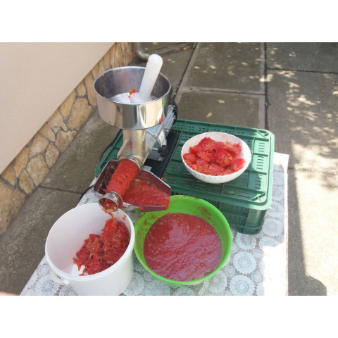 TRE SPADE SpremiTo stroj za pasiranje paradižnika INOX