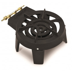 HORECATECH štirinožni plinski salamander s tremi conami - 8.6 kW