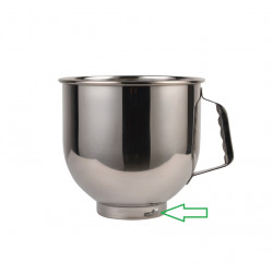 Inox posoda MAXIMA 7 L za planetarni mešalnik - model 2