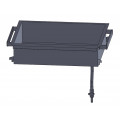 Langoš in pekač za krofe z inox ponevjo in odtočnim ventilom - plinski, s 6 gorilniki
