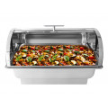 HORECATECH inox roll-top pokrov za chafing posodo GN1/1