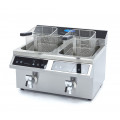 MAXIMA indukcijska friteza 2x8 l z izpustnim ventilom