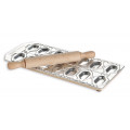 IMPERIA Ravioli Pesciolini - model za ravioli z valjčkom - 14 razdelkov