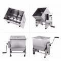 GAMMO ročni mešalnik za meso z nagibno posodo - 30 L/25 kg mesa